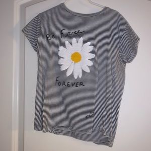 striped floral shirt